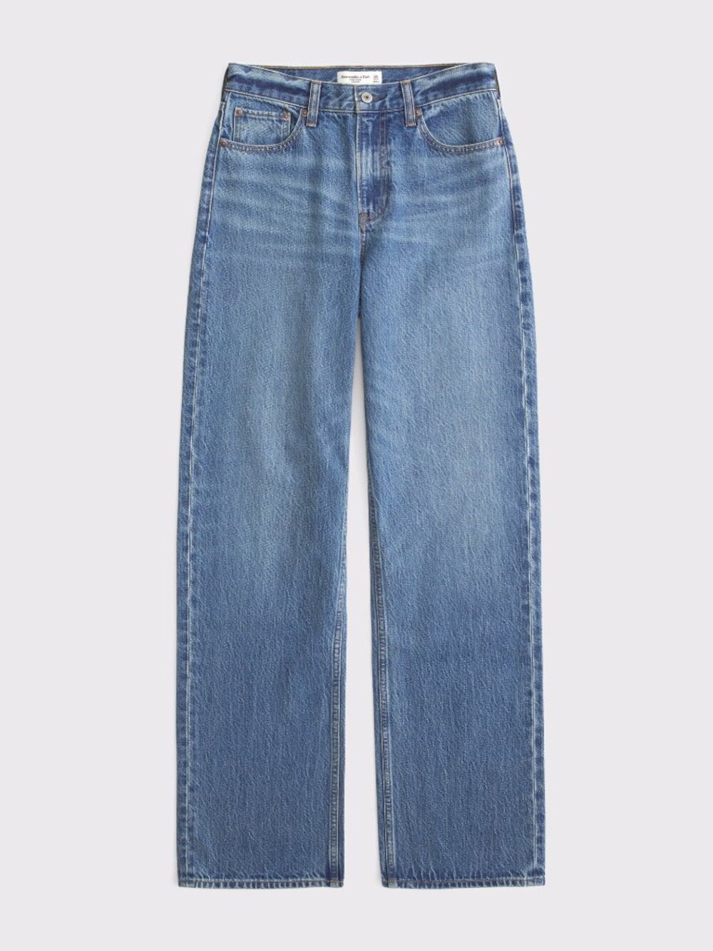 Abercrombie & Fitch High Rise Loose Jean Short Length